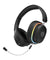 pTron Studio Xtreme, 70hrs Playtime, 40ms Low-Latency, Wireless Over Ear Headphones w/Detachable Mic & TruTalk ENC Calls, 40mm Drivers, RGB Lights, BT5.4, Dual Device Pairing & Type-C Charging (Black)