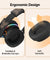 pTron Studio Xtreme, 70hrs Playtime, 40ms Low-Latency, Wireless Over Ear Headphones w/Detachable Mic & TruTalk ENC Calls, 40mm Drivers, RGB Lights, BT5.4, Dual Device Pairing & Type-C Charging (Black)
