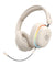 pTron Studio Xtreme, 70hrs Playtime, 40ms Low-Latency, Wireless Over Ear Headphones w/Detachable Mic & TruTalk ENC Calls, 40mm Drivers, RGB Lights, BT5.4, Dual Device Pairing & Type-C Charging (Beige)