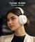 pTron Studio Xtreme, 70hrs Playtime, 40ms Low-Latency, Wireless Over Ear Headphones w/Detachable Mic & TruTalk ENC Calls, 40mm Drivers, RGB Lights, BT5.4, Dual Device Pairing & Type-C Charging (Beige)