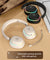 pTron Studio Xtreme, 70hrs Playtime, 40ms Low-Latency, Wireless Over Ear Headphones w/Detachable Mic & TruTalk ENC Calls, 40mm Drivers, RGB Lights, BT5.4, Dual Device Pairing & Type-C Charging (Beige)