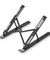 pTron DeskMate M1 15.6" Laptop Stand, 7 Adjustable Height, Metal Alloy, Foldable, Portable Tabletop Laptop/Desktop Riser Stand Holder Compatible for MacBook, HP, Dell, Lenovo & All Other Notebook (Black)