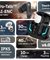 pTron Bassbuds Turbo in-Ear TWS Earbuds w/ 40ms Low-Latency, 50Hrs Playtime, Custom EQ, App Support, Dual Mic, TruTalk AI-ENC Calls, Immersive Sound, RGB Lights, Bluetooth V6.0, IPX5 (Raven Black)