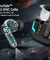 pTron Bassbuds Turbo in-Ear TWS Earbuds w/ 40ms Low-Latency, 50Hrs Playtime, Custom EQ, App Support, Dual Mic, TruTalk AI-ENC Calls, Immersive Sound, RGB Lights, Bluetooth V6.0, IPX5 (Raven Black)