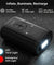 pTron AerFlo X1 w/Superfast 25LPM Tyre Inflation, 150 PSI Pressure, 5000mAh Battery, Cordless Tyre Inflator for Cars & Bikes, Preset Modes, LED Flashlight, Type C Charging & Multiple Nozzles (Black)
