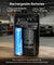 pTron AerFlo X1 w/Superfast 25LPM Tyre Inflation, 150 PSI Pressure, 5000mAh Battery, Cordless Tyre Inflator for Cars & Bikes, Preset Modes, LED Flashlight, Type C Charging & Multiple Nozzles (Black)