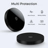 pTron Dynamo Ring V2 15W Magnetic Wireless Charger, Compatible with iPhone 15/14/13/12 Series, Samsung & Other Qi2 Enabled Devices, Compact & Sleek, 3A Type-C to Type-C 1m Cable Included (Ink Black)