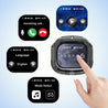 pTron Bassbuds NX TWS Ear Buds w/Smart Touch Display, 55hrs Playtime, Dual Mics, TruTalk AI-ENC Calls, 5 Music Equalisers, BTv6.0, Voice Assistant, Type C Charging, IPX5 Water Resistant (Pearl Black)