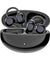 pTron Bassbuds Verse Clips Wireless Open Ear Earbuds w/SafeBeats Tech, 50Hrs Playtime, Dual HD Mics, TruTalk AI-ENC, Custom EQ, Mobile App, Pristine Sound, BTv6.0 Earclips, Type C Charging (Jet Black)