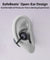pTron Bassbuds Verse Clips Wireless Open Ear Earbuds w/SafeBeats Tech, 50Hrs Playtime, Dual HD Mics, TruTalk AI-ENC, Custom EQ, Mobile App, Pristine Sound, BTv6.0 Earclips, Type C Charging (Jet Black)