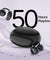 pTron Bassbuds Verse Clips Wireless Open Ear Earbuds w/SafeBeats Tech, 50Hrs Playtime, Dual HD Mics, TruTalk AI-ENC, Custom EQ, Mobile App, Pristine Sound, BTv6.0 Earclips, Type C Charging (Jet Black)