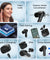 pTron Basspods P81 in-Ear TWS Ear Buds, Immersive Sound, 32Hrs Playtime, Clear Calls, Bluetooth V5.1 Wireless Earphones, Type-C Fast Charging, Voice Assistant & IPX4 Water Resistant (Jet Black)