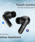 pTron Basspods P81 in-Ear TWS Ear Buds, Immersive Sound, 32Hrs Playtime, Clear Calls, Bluetooth V5.1 Wireless Earphones, Type-C Fast Charging, Voice Assistant & IPX4 Water Resistant (Jet Black)