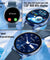 pTron Reflect Flash 1.32" Round Dial Smartwatch, Bluetooth Calling, Full Touch TFT Display, 600 NITS, 100+ Watch Faces, Heart-Rate, SpO2, IP68, Voice Assist & 5 Days Battery Life (Bold Blue)