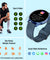 pTron Reflect Flash 1.32" Round Dial Smartwatch, Bluetooth Calling, Full Touch TFT Display, 600 NITS, 100+ Watch Faces, Heart-Rate, SpO2, IP68, Voice Assist & 5 Days Battery Life (Bold Blue)