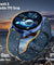 pTron Reflect Flash 1.32" Round Dial Smartwatch, Bluetooth Calling, Full Touch TFT Display, 600 NITS, 100+ Watch Faces, Heart-Rate, SpO2, IP68, Voice Assist & 5 Days Battery Life (Bold Blue)