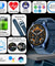pTron Reflect Flash 1.32" Round Dial Smartwatch, Bluetooth Calling, Full Touch TFT Display, 600 NITS, 100+ Watch Faces, Heart-Rate, SpO2, IP68, Voice Assist & 5 Days Battery Life (Bold Blue)