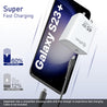 pTron Volta FC22 Compatible for Samsung 45W Charger, Type C Superfast GaN Charger for Samsung Galaxy S23/S23+/S22 Ultra/S22+/S22, Note 10/Note 20/S20/S21/S10/S9/S8, Galaxy Tab S7/S8 (Snow White)