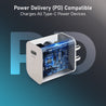 pTron Volta FC22 Compatible for Samsung 45W Charger, Type C Superfast GaN Charger for Samsung Galaxy S23/S23+/S22 Ultra/S22+/S22, Note 10/Note 20/S20/S21/S10/S9/S8, Galaxy Tab S7/S8 (Snow White)