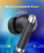 pTron Zenbuds Evo X5 34dB ANC TWS Ear Buds, Transparency Mode, 4 Mic ENC Calls, 45Hrs Playtime, Pristine Sound, 40ms Low-Latency, in-Ear BT5.3 Wireless Earphones, Type-C Charging & IPX5 (Jet Black)