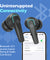 pTron Zenbuds Evo X2 in-Ear TWS Ear Buds w/ 4 Mic & TruTalk AI-ENC Calls, 50Hrs Playtime, 40ms Low Latency Sync, BT5.3 Wireless Earphones, Type-C Fast Charging & IPX5 Water Resistant (Coal Black)
