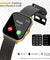pTron Force X10 Bluetooth Calling Smartwatch w/ 1.7" Full Touch TFT Square Display, Real Heart Rate Monitor, SpO2, Watch Faces, 5 Days Runtime, Fitness Trackers & IP68 Waterproof (Jet Black & Gold)