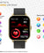 pTron Force X10 Bluetooth Calling Smartwatch w/ 1.7" Full Touch TFT Square Display, Real Heart Rate Monitor, SpO2, Watch Faces, 5 Days Runtime, Fitness Trackers & IP68 Waterproof (Jet Black & Gold)