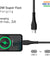pTron Solero Braid 60W Type C Fast Charging Cable 1.5m for Samsung, OnePlus, Oppo, Vivo, Xiaomi, Realme, IQOO & Other Devices - Unbreakable Nylon Braided Cable, 480Mbps Sync Speed (Jet Black)