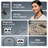 pTron Tangent Eon w/ 50Hrs Playtime, Immersive Sound, HD Mic & AI-ENC Clear Calls, Dual-Device Pairing, Magnetic On/Off Function, BT5.4 Wireless Neckband, Voice Asst., Type-C Charging & IPX5 (Obsidian)
