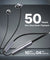pTron Tangent Eon w/ 50Hrs Playtime, Immersive Sound, HD Mic & AI-ENC Clear Calls, Dual-Device Pairing, Magnetic On/Off Function, BT5.4 Wireless Neckband, Voice Asst., Type-C Charging & IPX5 (Obsidian)
