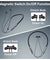 pTron Tangent Eon w/ 50Hrs Playtime, Immersive Sound, HD Mic & AI-ENC Clear Calls, Dual-Device Pairing, Magnetic On/Off Function, BT5.4 Wireless Neckband, Voice Asst., Type-C Charging & IPX5 (Obsidian)