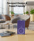 pTron Dynamo Dash Magnetic Wireless 10000mAh Fast Charging Slim Power Bank, MagSafe, 22.5W Output, Compatible w/iPhone 12/13/14/15/16, Android & Other Qi Enabled Devices, Type-C Input (Purple)