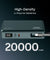pTron Dynamo Sprint 20000mAh 35W Super Fast Charging, USB Type-C Input Power Bank Compatible with QC3.0/PD3.0, Built-in Charging Cable, 3 Charging Outputs, Type-C Input/Output Port (Pine Green)