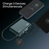 pTron Dynamo Sprint 20000mAh 35W Super Fast Charging, USB Type-C Input Power Bank Compatible with QC3.0/PD3.0, Built-in Charging Cable, 3 Charging Outputs, Type-C Input/Output Port (Pine Green)