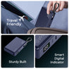 pTron Dynamo Sprint 20000mAh 35W Super Fast Charging, USB Type-C Input Power Bank Compatible with QC3.0/PD3.0, Built-in Charging Cable, 3 Charging Outputs, Type-C Input/Output Port (Indigo Blue)