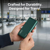 pTron 20000mAh Powerbank w/ 22.5W Fast Charging, USB & Type C Output, Built-in Cables, Compatible w/Power Delivery, Quick Charge for iPhone, Android Mobile & Tablets, Dynamo Storm (Pine Green)