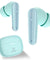 pTron Bassbuds Prism in-Ear TWS Ear Buds w/ 3D AudioScape, 45Hrs Playtime, TruTalk AI-ENC Calls, 50ms Low Latency Sync, BTv5.3, Snug-fit, Type-C Charging, Voice Asst. & IPX5 Water Resistant (Julep)