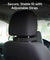 pTron Ergova S3 Memory Foam Car Neck & Lumbar Support Cushion Set for Driving, Ergonomic Design for Long Drive Comfort, Universal Fit for All Cars (Black)