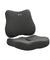 pTron Ergova S1 Core Support Seat Cushion & Backrest Combo, 100% Memory Foam, Prolonged Sitting Comfort, Pressure Relief, Reduced Muscle Fatigue, Suitable for Home Office & Cars (Black)