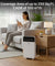 pTron EaseMate Air Purifier H1 for Home & Office, 4-Stage Filtration, HEPA 13 Filter, Activated Carbon, Removes 99.97% Pollutants, Allergens, Pet Danger, Smoke, Dust, Pollens, Long Filter Life (White)