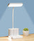 pTron 5W EaseMate Study Lamp L1, 6Hrs Runtime, Seamless Dimming, 3 Colour Modes, Adjustable Brightness Levels, Table Lamp for Study, Pen Stand, Night Lamp, Flexible Neck, Type C Charging (White)