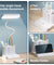 pTron 5W EaseMate Study Lamp L1, 6Hrs Runtime, Seamless Dimming, 3 Colour Modes, Adjustable Brightness Levels, Table Lamp for Study, Pen Stand, Night Lamp, Flexible Neck, Type C Charging (White)