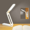 pTron 6W EaseMate Study Lamp L2, 6Hrs Runtime, Seamless Dimming, 3 Colour Modes, Adjustable Brightness Levels, Table Lamp for Study, 2-Fold Elbow Design, Wall Mountable, Type C Charging (White)