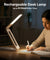 pTron 6W EaseMate Study Lamp L2, 6Hrs Runtime, Seamless Dimming, 3 Colour Modes, Adjustable Brightness Levels, Table Lamp for Study, 2-Fold Elbow Design, Wall Mountable, Type C Charging (White)