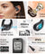 pTron Bassbuds Trendz Open Ear Wireless Earbuds, SafeBeats Design, HD Mics & TruTalk AI-ENC Calls, 45Hrs Playtime, App Support, 14.2mm Drivers, BT6.0 Headphones, Type C Charging & IPX5 (Pearl Black)