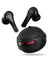 pTron Bassbuds Surge TWS Gaming Earbuds, 40ms Low-Latency, 50Hrs Playtime, Custom EQ, App Support, Dual Mic TruTalk AI-ENC Clear Calls, Pristine Sound, Bluetooth V6.0, IPX5 Water Resistant (Jet Black)