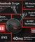 pTron Bassbuds Surge TWS Gaming Earbuds, 40ms Low-Latency, 50Hrs Playtime, Custom EQ, App Support, Dual Mic TruTalk AI-ENC Clear Calls, Pristine Sound, Bluetooth V6.0, IPX5 Water Resistant (Jet Black)