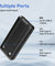 pTron Dynamo Bolt 20000mAh Power Bank, Inbuilt Charging Cables, 35W Super Fast Charging,USB Type-C Input Power Bank Compatible with QC3.0/PD3.0,4 Charging Outputs,Type-C Input/Output Port (Coal Black)