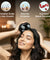 pTron Revivo Z2 Scalp Massager w/ 96 Silicon Kneading Points, Detachable Heads, Stress Relief & Relaxation, 3 Speed Modes, Scalp, Body & Head Massager for Hair Growth, Handheld, Rechargeable (Black)
