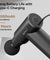 pTron Revivo Z1 Deep Tissue Massage Gun for Muscles Pain Relief, 6-speed Intensity, 3000mAh Battery, 4 Massage Heads, Lightweight & Portable Full Body Gun Massager, Type C Charging (Black)